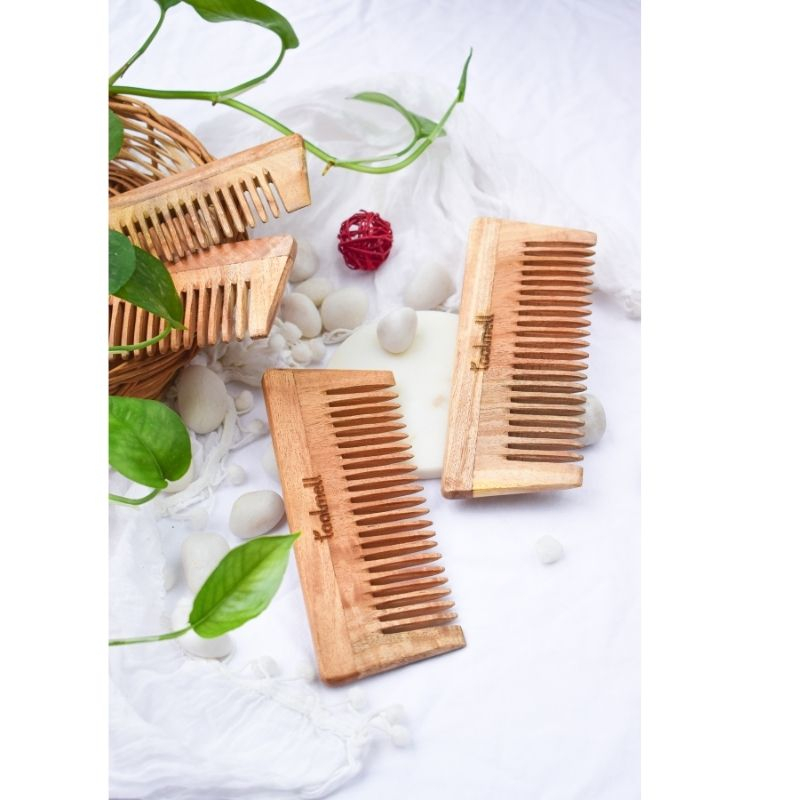 Neem Detangler Comb Pack of 2