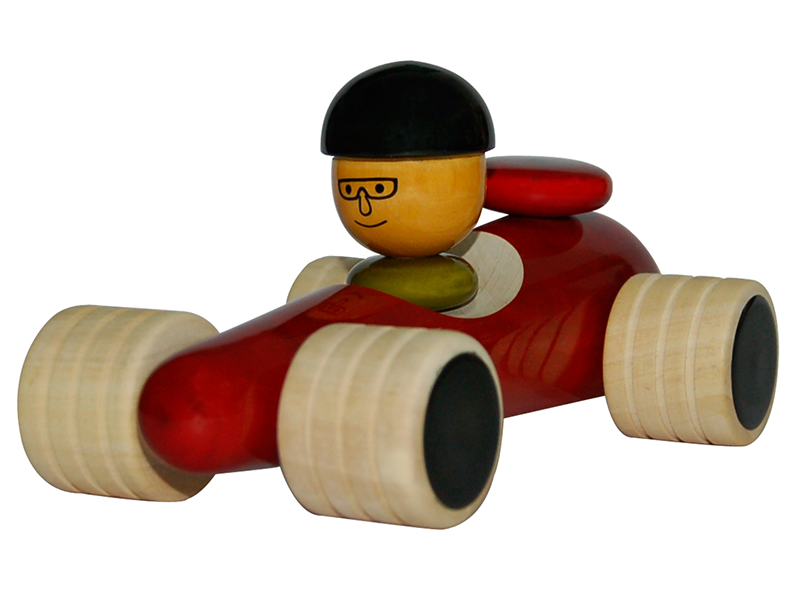 Handcrafted Vroom Toy Racing Car