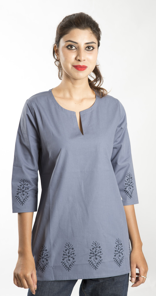 3/4th Sleeves Short Kurti