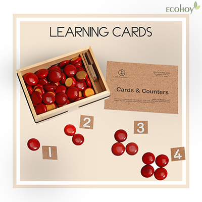 learning cards and counters